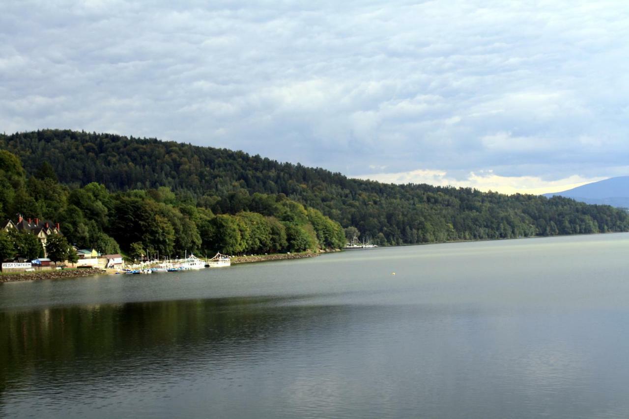 Domek Gloria Nad Jeziorem Zywieckim Экстерьер фото